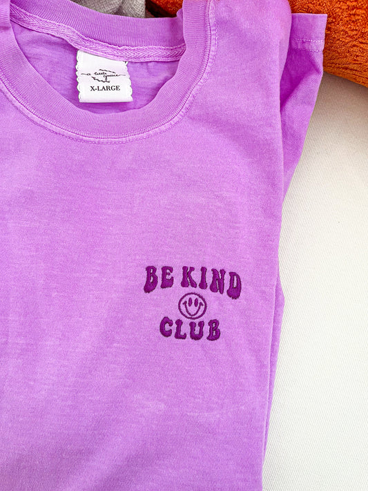 Be Kind Club Purple Tee