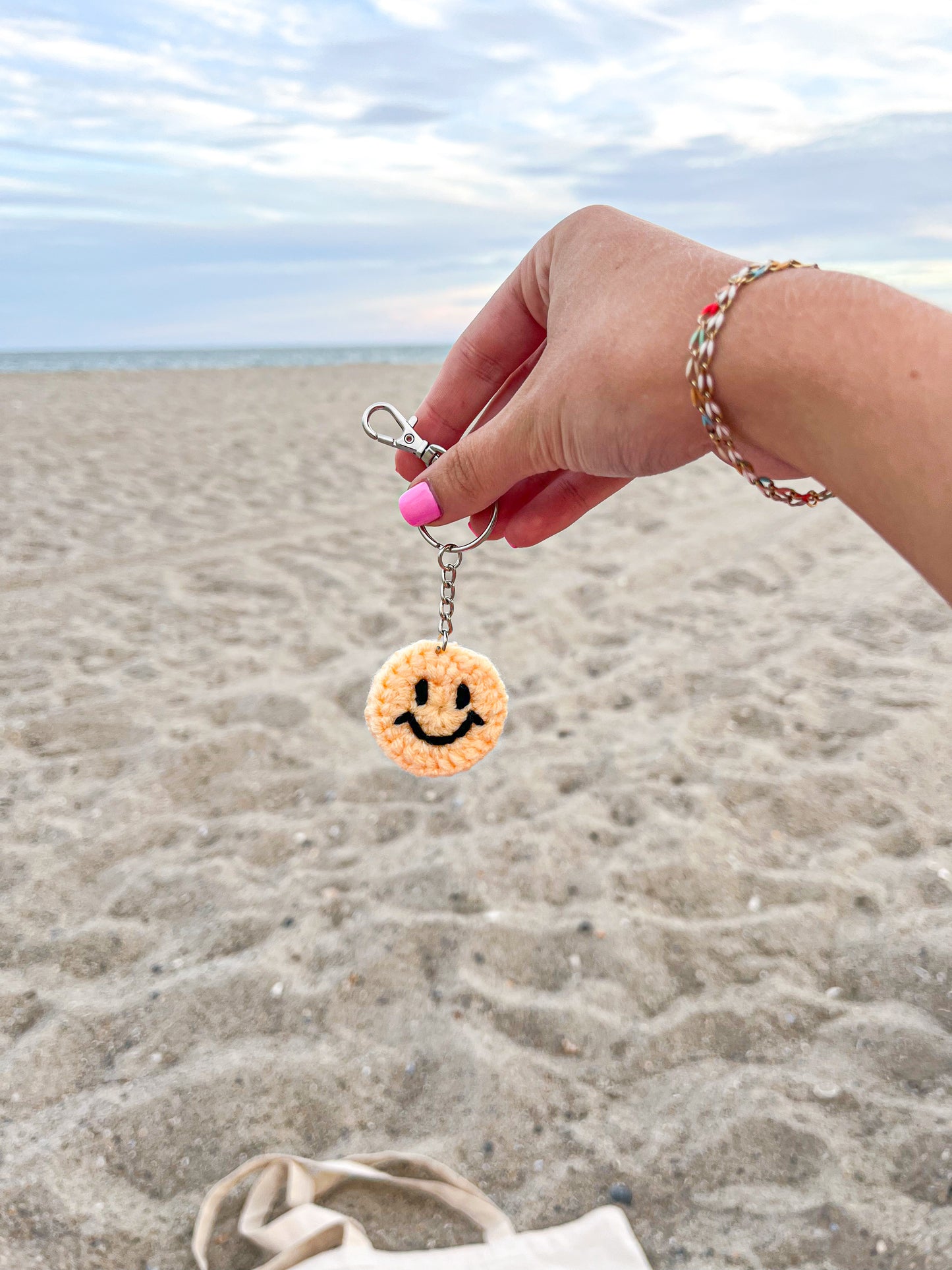 Smiley Face Keychains