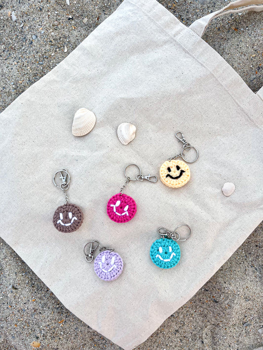 Smiley Face Keychains